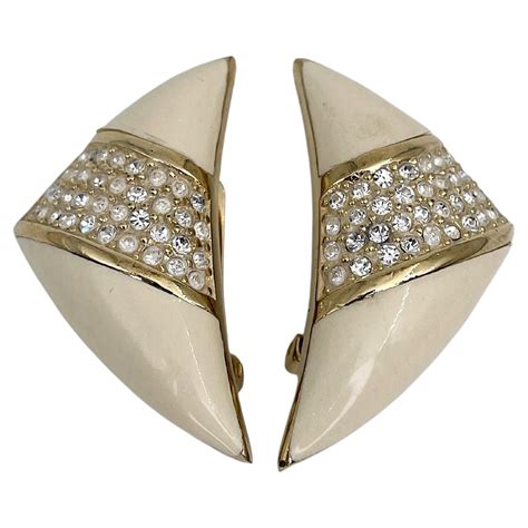 dior vintage earrings